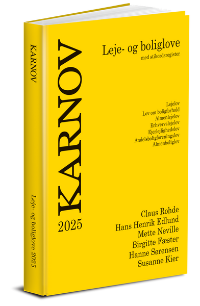Karnov Leje- og boliglove 2025