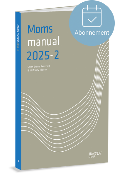 Momsmanual 2025-2 - Abonnement