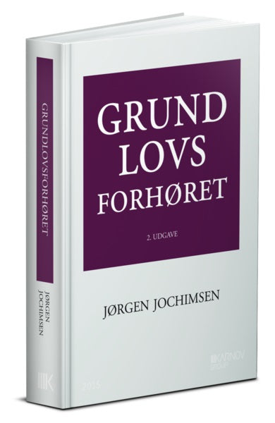 Bog: Grundlovsforhøret (2. Udgave) af Jørgen Jochimsen