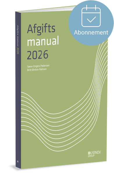 Afgiftsmanual 2026 - Abonnement