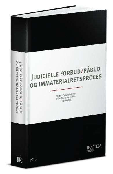Bog: Judicielle forbud/påbud og immaterialretsproces