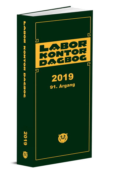 bog: Labor Kontor Dagbog 2019 - 1 dag pr. side